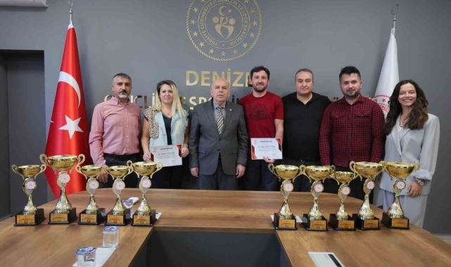 Denizlili sporcular, rakiplerine madalya ve kupa bırakmadı