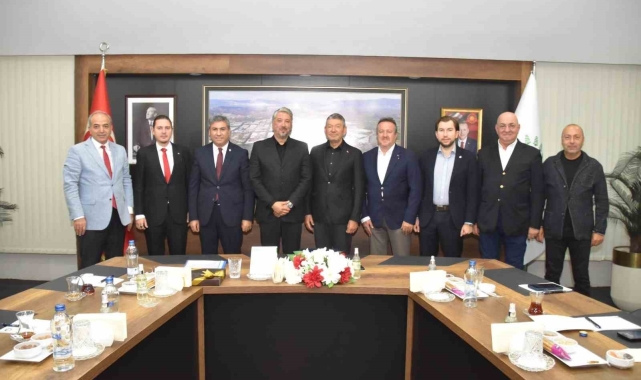Denizlispor'dan Denizli OSB yönetimine tebrik ziyareti
