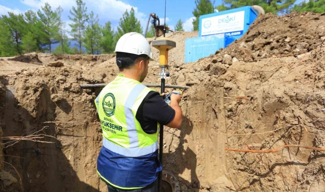 DESKİ' den Acıpayam Yukarı Gölcük'ün su sorununa kalıcı çözüm