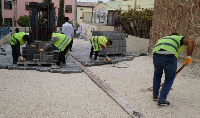 Devteyşti ve Süleymaniye'de üstyapı çalışması sürüyor