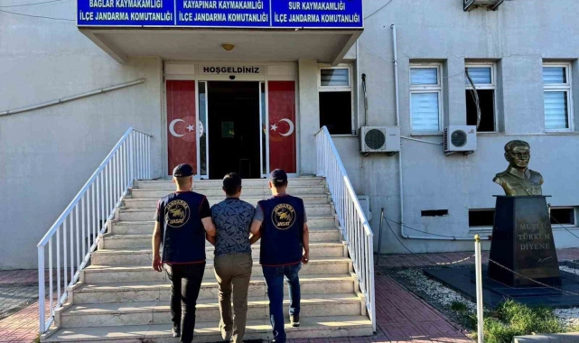 Diyarbakır'da 18 yıl kesinleşmiş hapis cezası bulunan zanlı yakalandı