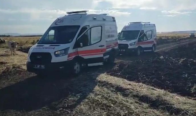 Diyarbakır'da itfaiye ekiplerince söndürülen anız yangınında bir kişi dumandan etkilendi