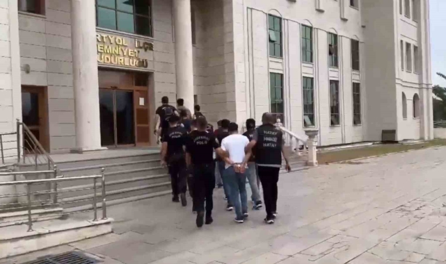 Dörtyol'da torbacı operasyonu: 7 tutuklama