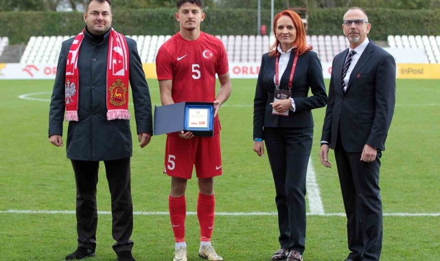 Emirhan Başyiğit, milli takımda maçın oyuncusu seçildi