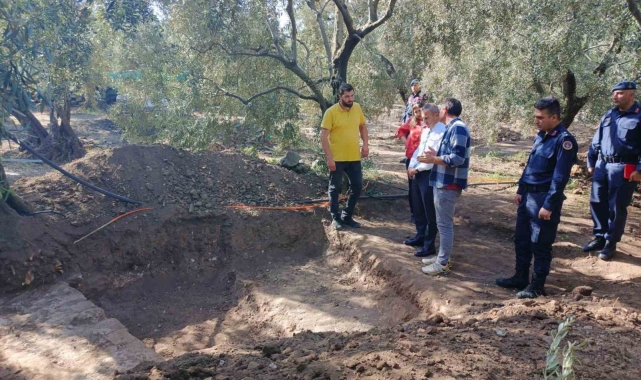 Erdek Kaymakamı Abdullah Atakan Atasoy, Kyzikos Antik Kenti kazı çalışmalarını yerinde inceledi
