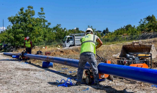 Erdemli'de içme suyu iyileştirme çalışmaları devam ediyor