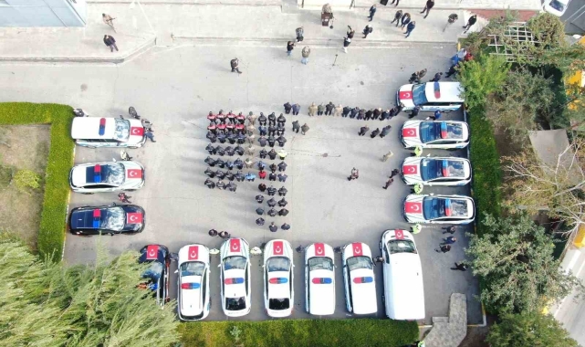 Erzincan Emniyet Müdürlüğüne 13 yeni araç