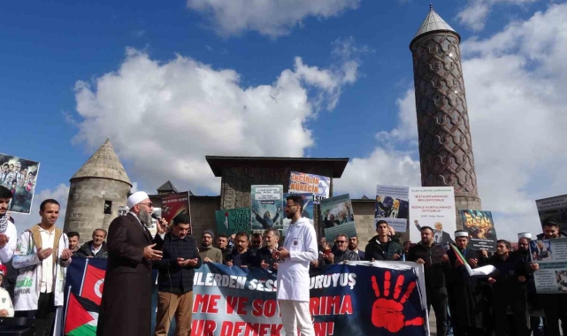 Erzurum'da Yahya Sinvar için gıyabi cenaze namazı kılındı