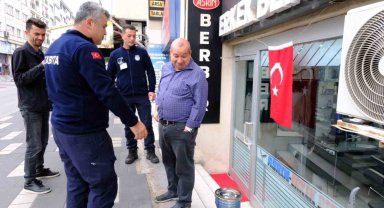 Esnaf izmarit cezasını dikkate aldı: Zabıta tek bir çöp bulamadı