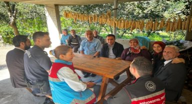 Espiye Kaymakamı Kavanoz'dan şehit aileleri ve gazilere ziyaret