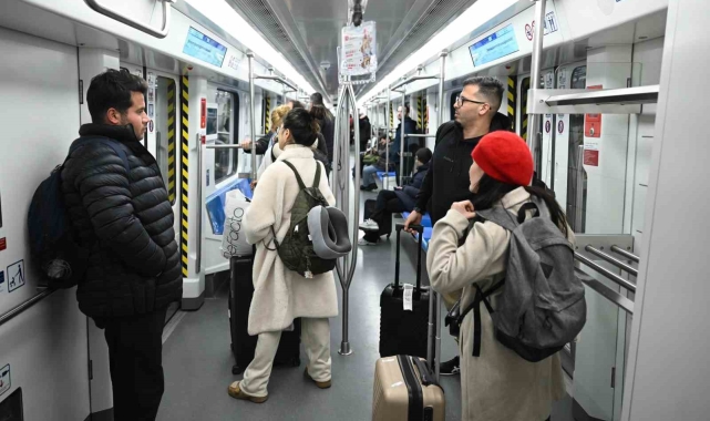 Gayrettepe-İstanbul Havalimanı Metrosunda rekor yolcu sayısı