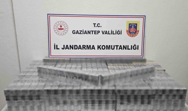 Gaziantep'te 1,5 milyon TL değerinde kaçak sigara ve tütün ele geçirildi