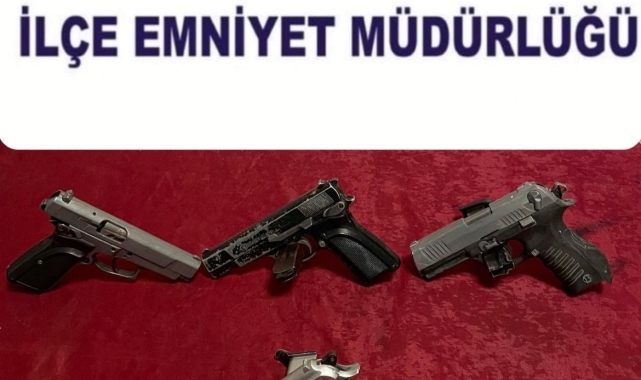 Gaziantep'te ruhsatsız silah operasyonu: 6 gözaltı