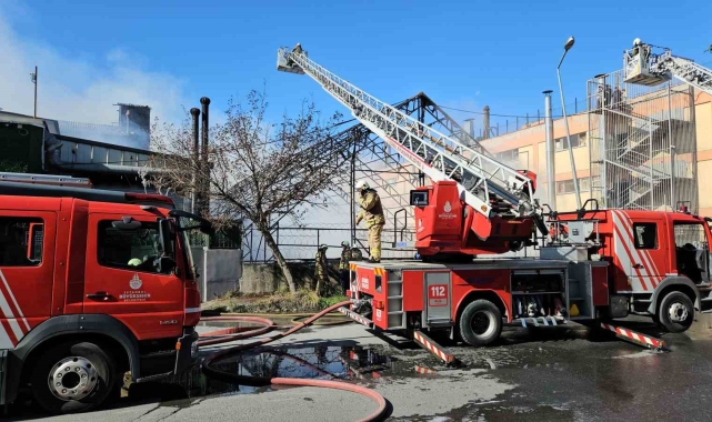 Gaziosmanpaşa'da korkutan yangın: Dumanlar kilometrelerce uzaktan görüldü