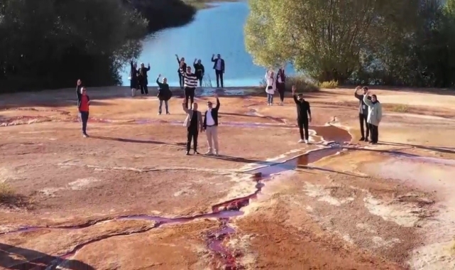 'Gençlerin Gözüyle Kent Diplomasisi' paneline katılanlara Otlukbeli Gölü gezdirildi