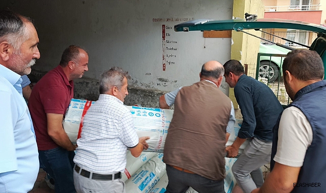 Gerze'de sera naylonu dağıtımı yapıldı