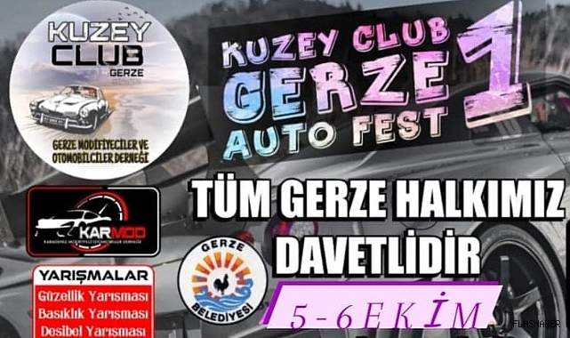 Gerze, ilk Auto Fest için hazırlanıyor