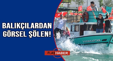 Gerzeli balıkçılardan muhteşem geçit töreni