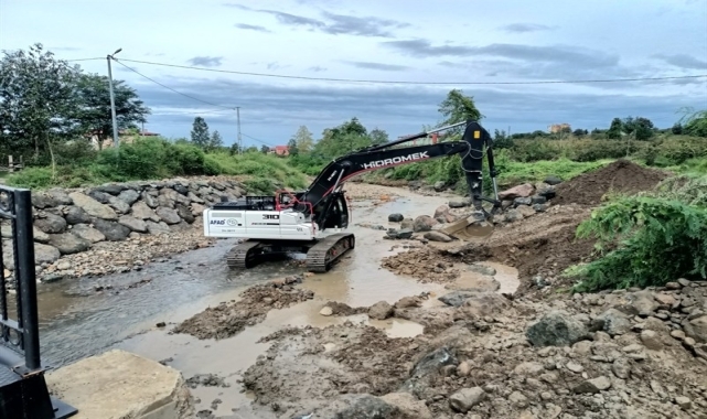 Giresun'da afet riskini azaltmak için çalışmalar devam ediyor