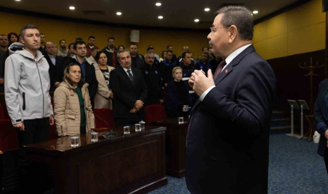 Gölbaşı Belediyesi&#039;nden personellerine &#039;Afetler ve Afetlerden Korunma Bilinci&#039; paneli