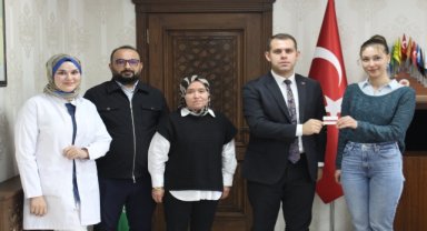Güce Kaymakamı Bayraktar'dan organ bağışına destek