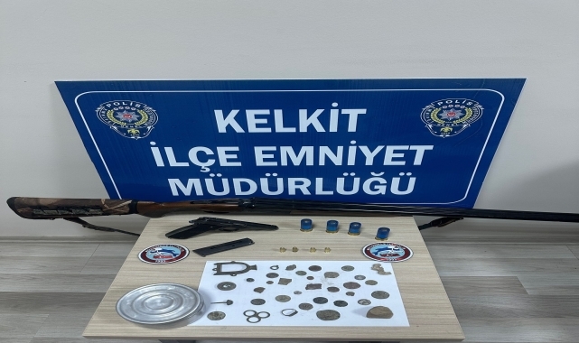 Gümüşhane'de Roma dönemine ait olduğu değerlendirilen sikke ele geçirildi