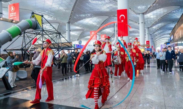 İGA İstanbul Havalimanı'nda Cumhuriyet Bayramı coşkusu