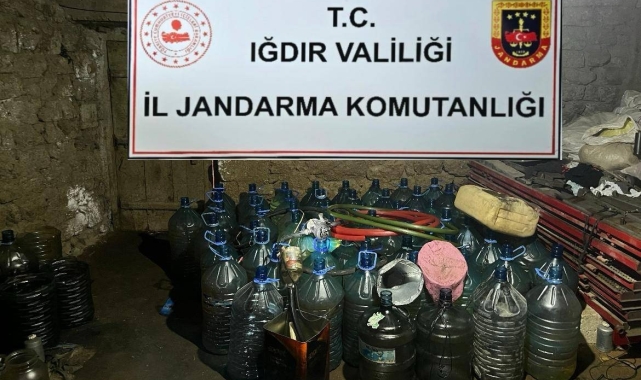 Iğdır'da 4 bin 150 litre kaçak akaryakıt ele geçirildi