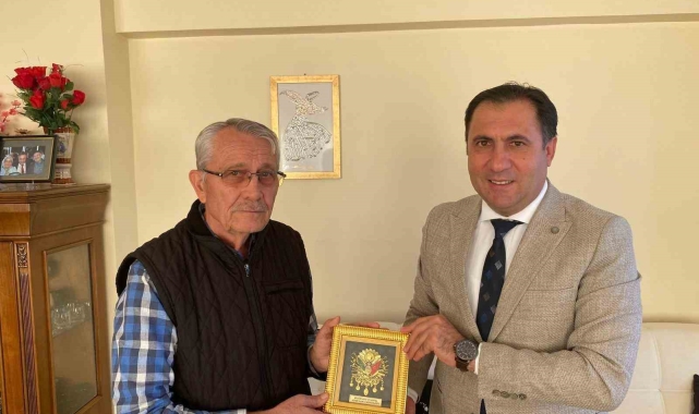 İl Müdürü Türkoğlu, Kıbrıs Gazisi Durak'ı ziyaret etti