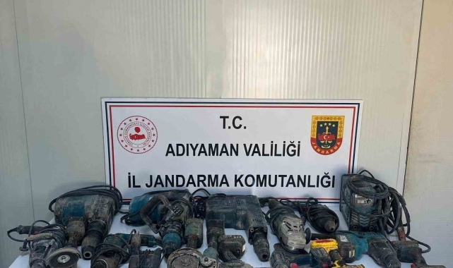 İnşaat malzemelerini çalan şahıs yakalandı