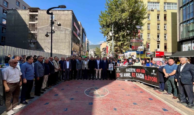 İsrail'in Gazze işgali Karabük'te protesto edildi