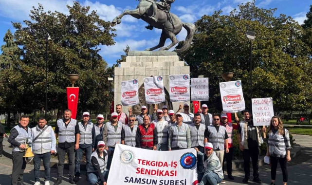 İstanbul'da işten çıkarılan işçilere Samsun'dan destek