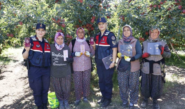Jandarma ekipleri işçilere yönelik farkındalık eğitimi gerçekleştirdi