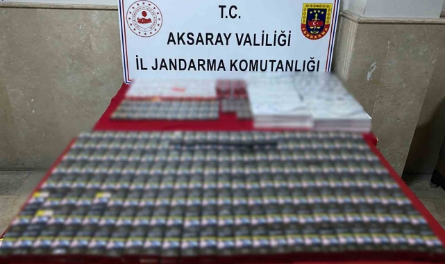 Jandarmadan kaçak sigara sevkiyatına darbe