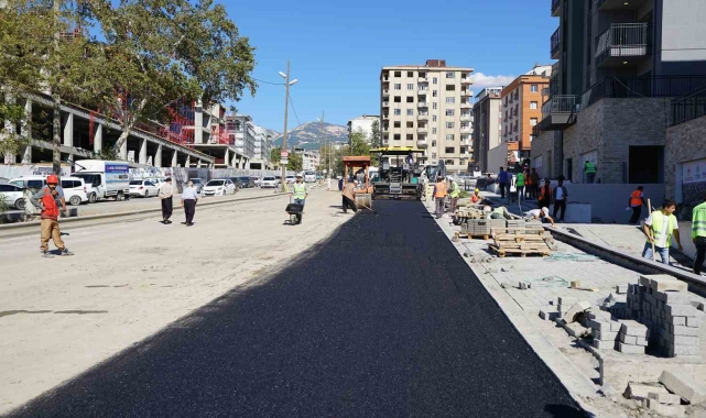 Kahramanmaraş'ta kentsel tasarım alanlarında ulaşım çalışması