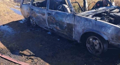 Kahramanmaraş'ta otomobil yangını