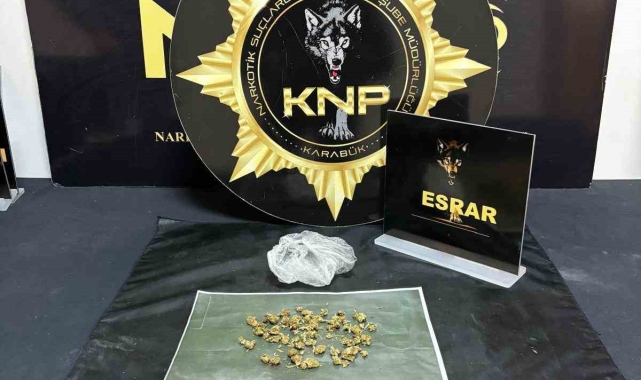 Karabük'te uyuşturucu operasyonu: 2 gözaltı