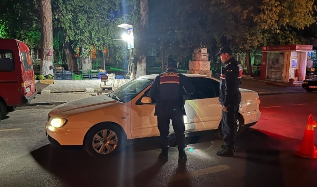 Karacasu'da jandarmadan sıcak nokta uygulaması
