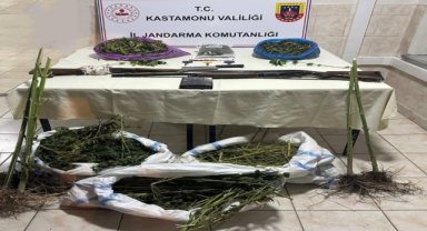 Kastamonu'da 15 kilo 528 gram uyuşturucu ele geçirildi