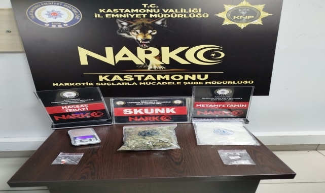 Kastamonu'da düzenlenen uyuşturucu operasyonunda 2 şüpheli tutuklandı