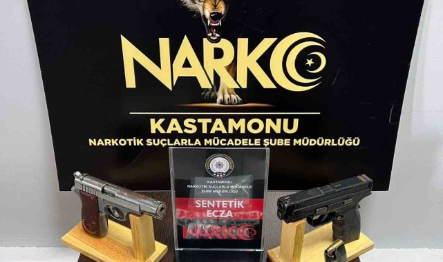 Kastamonu'da uyuşturucuyla yakalanan 4 şahıs gözaltına alındı