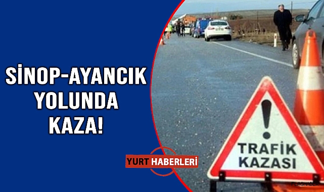 Kaygan yol kazaya neden oldu