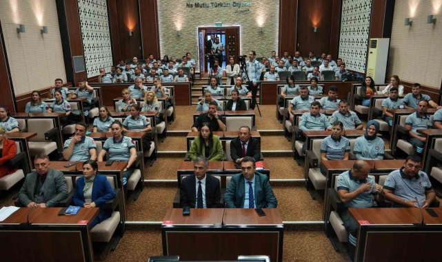 Keçiören Belediyesinin güvenlik personeline Afet Farkındalık ve Yangın Eğitimi