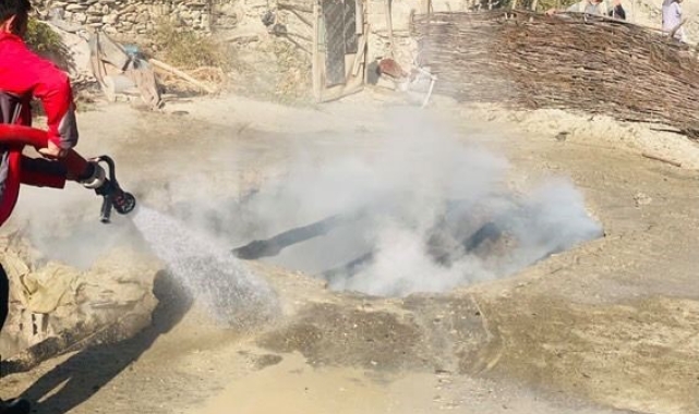 Kırıkdağ'daki ev yangınına itfaiye müdahale etti