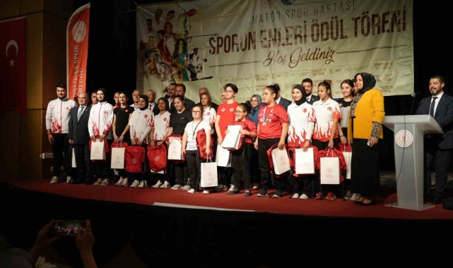 Kırıkkale'de sporun enleri ödüllendirildi