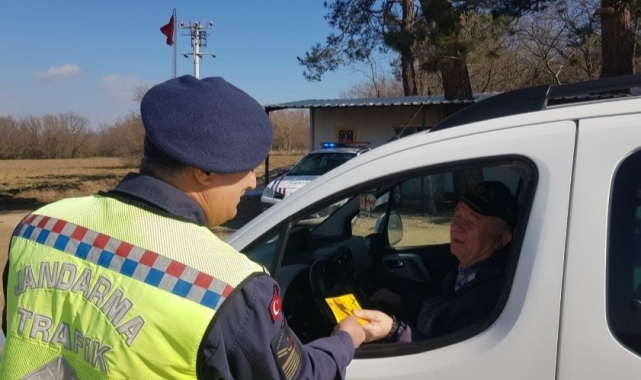 Kırklareli'de dron destekli trafik denetimi