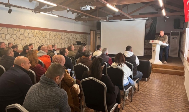 Kırklareli'nde üniversitede görevli özel güvenlik personeline eğitim