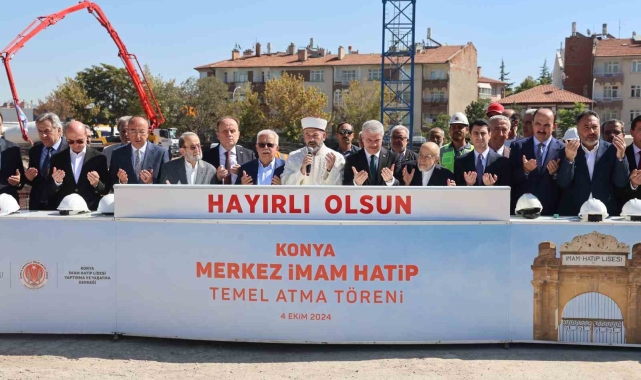 Konya Merkez İmam Hatip Lisesinin temeli atıldı