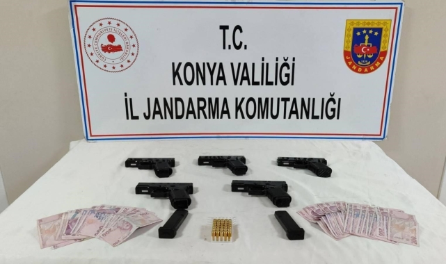 Konya'da silah kaçakçılarına operasyon