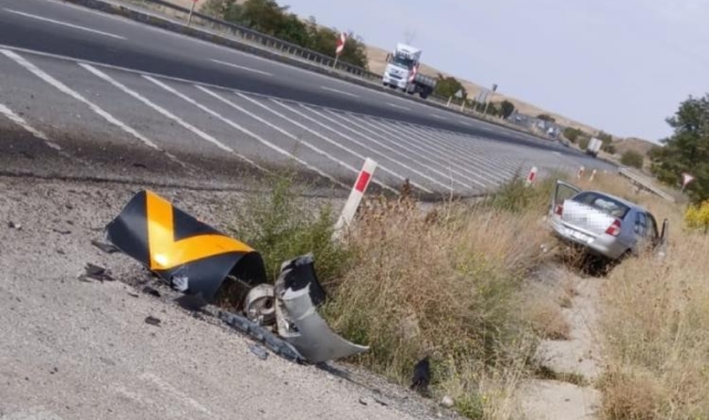 Konya'da trafik kazası: 2 yaralı
